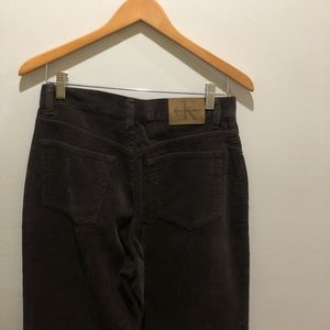 Dark Brown Calvin Klein Corduroy